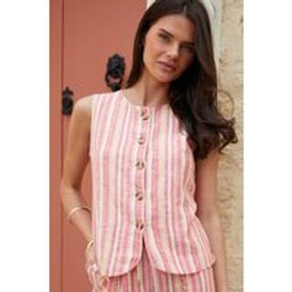 Threadbare Rund hals Hør Blend Vest36