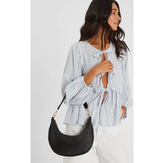 Accessorize Accessorize Black Crescent Shoulder Bag