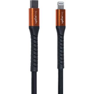 Leki Pro USB-C til Lightning lade- og datakabel 2m - Sort