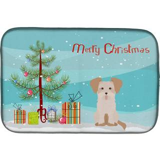 """" Caroline's Treasures CK3889DDM Morkie #3 Christmas Tree Dish-Drying-Mats 14 X 21 Multicolor """"