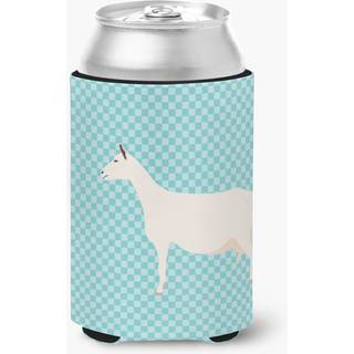 """" Caroline's Treasures Saanen Goat Blue Check Decorative kan kramme multicolor """"