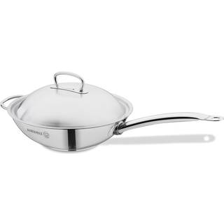 Wokpande, rustfrit stål, 32 cm / 5,2 L, &#34;Proline&#34; - Korkmaz