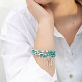 Bibi Bijoux Dreamcatcher Beaded Armbånd SætEn