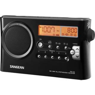 Sangean PR-D4 FM-radio med digital tuner - Sort