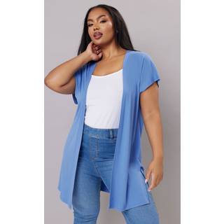 Yours Curve Yours Curve Blue Grown On Sleeve Cover-Up