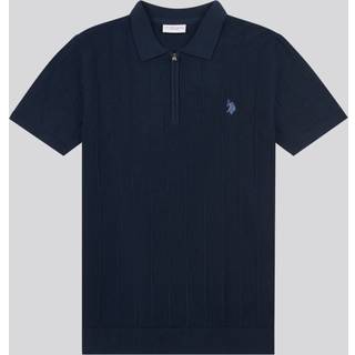 U. S. Polo Assn U. S. Polo Assn. Poloskjorter med lynlås til mænd - Small