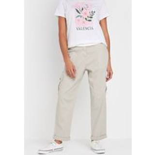 M & Co M & Co Natural Cargo Trousers