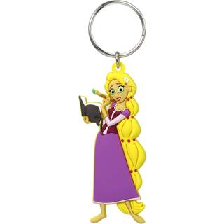 Disney Tangled Princess Rapunzel Figur Soft Touch PVC Key Ring Key Accessory Multi-Colored 3 """"
