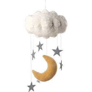 Sebra Moon & Stars Uro - Væg udsmykning børn Bomuld Beige - 302430004
