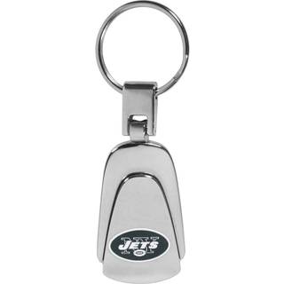 Siskiyou Sports NFL New York Jets Unisex Steel Teardop Key Chain Steel One Size (FKP100)