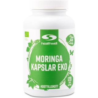 Healthwell Moringa Kapsler ØKO, 120 kapsler
