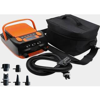 Elektrisk pumpe BASE Rechargeable SUP, 12 V / batteridrevet, med digital trykmåler (manometer) + fleksibel slange
