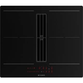 Eico Galileo Slim F600 Kogeplade Med Indbygget Emhætte - Farve: Sort