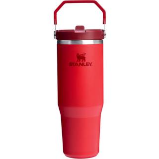 Stanley IceFlow 2.0 Flip Straw Tumbler med h?ndtag 30 oz | Drej p? l?g og vend str? op | L?kbestandig vandflaske | Isoleret rustfrit st?l | BPA-f
