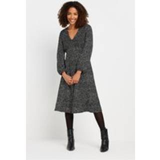 M & Co M & Co Black Empire Line Dress