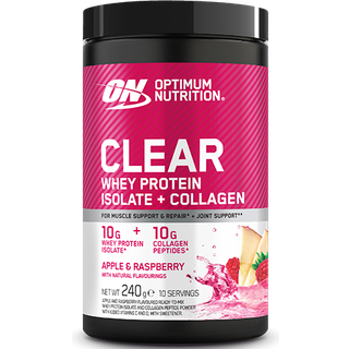 Valleproteinpulver m. æble- og hindbærsmag (På lager i varehus)
