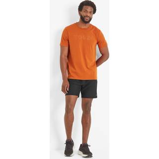 Tog 24 Tog 24 Orange Mens Talen Tech Short Sleeve Top