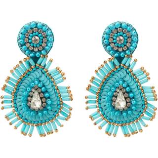 Bibi Bijoux Lyserød Paisley PerleøreringeEn