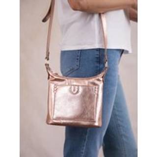 Lakeland Leather Lakeland Leather Metallic Tarnly Pocket Cross-Body Bag
