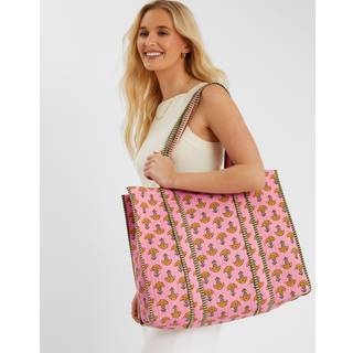 Accessorize Accessorize Blomster Tryk Block Quilted Mulepose Bag