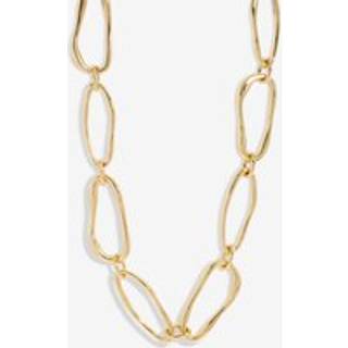 Inicio Inicio Gold Tone Polished Link Necklace - Gift Pouch