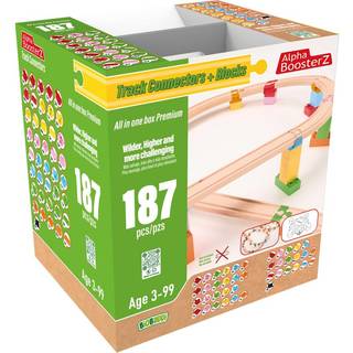 Alpha BoosterZ Track Connectors All In One Block Box Premium Byggesæt 187 Dele