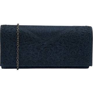 Lotus Lotus Blue Clutch Bag with Chain