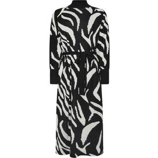 Star by Julien MacDonald Star by Julien MacDonald Black Animal Print Intarsia Jumper Dress