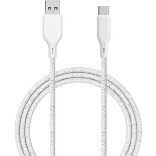 Ëssentials USB-A/USB-C kabel 2,5m 60W hvid