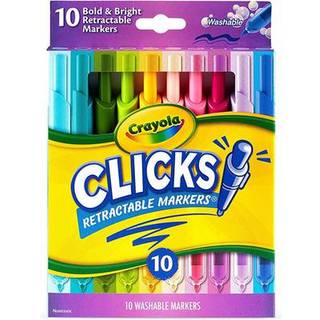 Crayola klik udtr?kkelige mark?rer (10ct) vaskbare mark?rer til b?rn klik mark?rer skoleartikler til b?rn gaver i alderen 5+