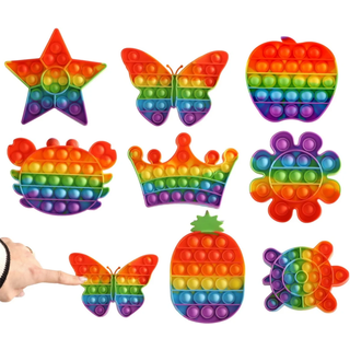 Push popper Rainbow Ass. Ø 12 cm.