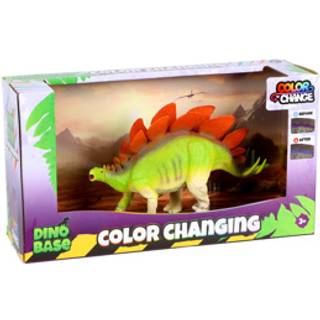 Stegosaurus med farveændring – dinosaurfigur som skifter farve