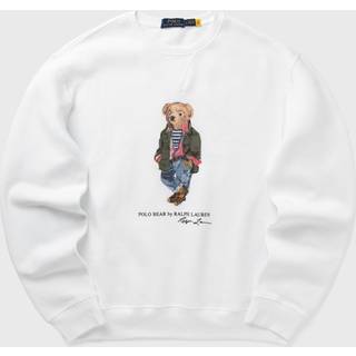 Polo Ralph Laurentil mænd. 710953718004 Sweatshirt med hvid bjørn (S), Casual, Bomuld