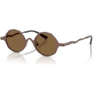 Emporio Armani Mand EA2166 300473 Solbriller Metal Bronze Brun Rund Normal