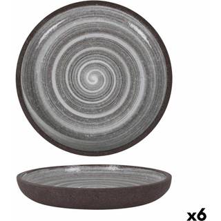 Flad Plade Krakatoa Ø 20 cm (6 enheder)