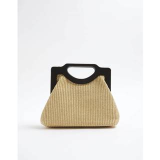 River Island Raffia Clutch taskeen