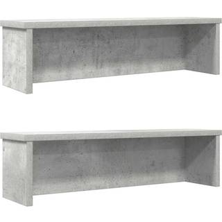 Køkkenstativ Kan Stables Konstrueret Træ - 2 / Betongrå / 60 x 15 x 16 cm