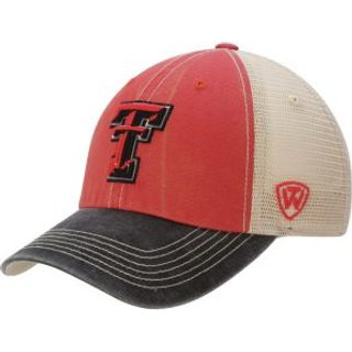 Toppen av världen Texas Tech Red Raiders mäns avslappnad passform justerbar mesh offroad hat team färgikon justerbar