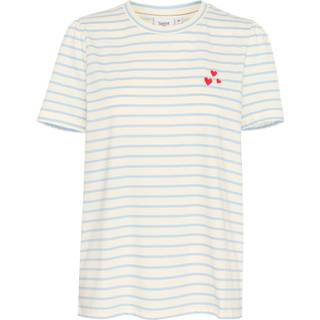 Saint Tropez Juciasz T-Shirt Toppe & T-Shirts 30513936 Airyblue White Stripe (LARGE)
