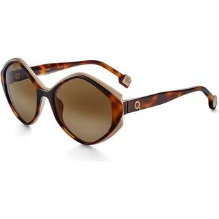 Etnia Barcelona Itati Polarized HVWH 55 Solbriller Kvinder Tortoiseshell - Dark Tortoise On Dirty White - 55mm
