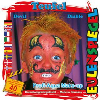 Eulenspiegel Djævle makeup