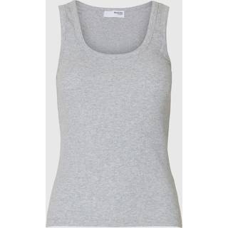 Ribbet Bomuld Tanktop