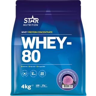Whey-80 Valleprotein 4 kg