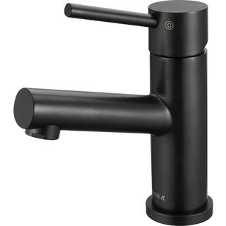 Adora imperia håndvaskarmatur black inkl. push pop up ventil
