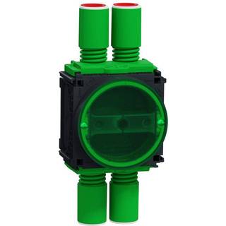 Schneider Electric Apparatdåse, 13-26 mm, 4 stød.