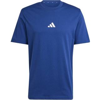 Essentials Small Logo Single Jersey T-shirt - Dark Blue / White - XS