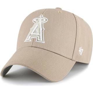 47 mlb khaki hvidt primært logo MVP justerbar hat voksen en størrelse passer til alle (US Alpha One Size Los Angeles Angeles - Khaki White)