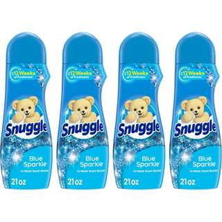 Snuggle In Wash Scent Booster Blue Sparkle 21 ounce (pakke med 4)
