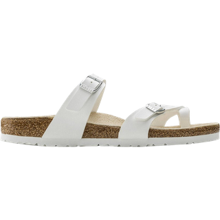 Birkenstock Birkenstock White Regular Fit Mayari Birko Flor Sandals