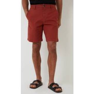 Threadbare Threadbare Orange Regular Fit Stretch Chinos Shorts